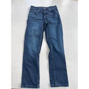Kids Tommy Hilfiger Straight Leg Jeans Girl's Size 10 Regular Dark Wash